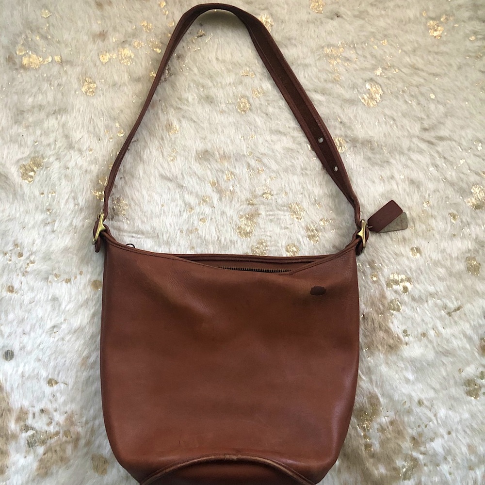 Coach hobo leather bag